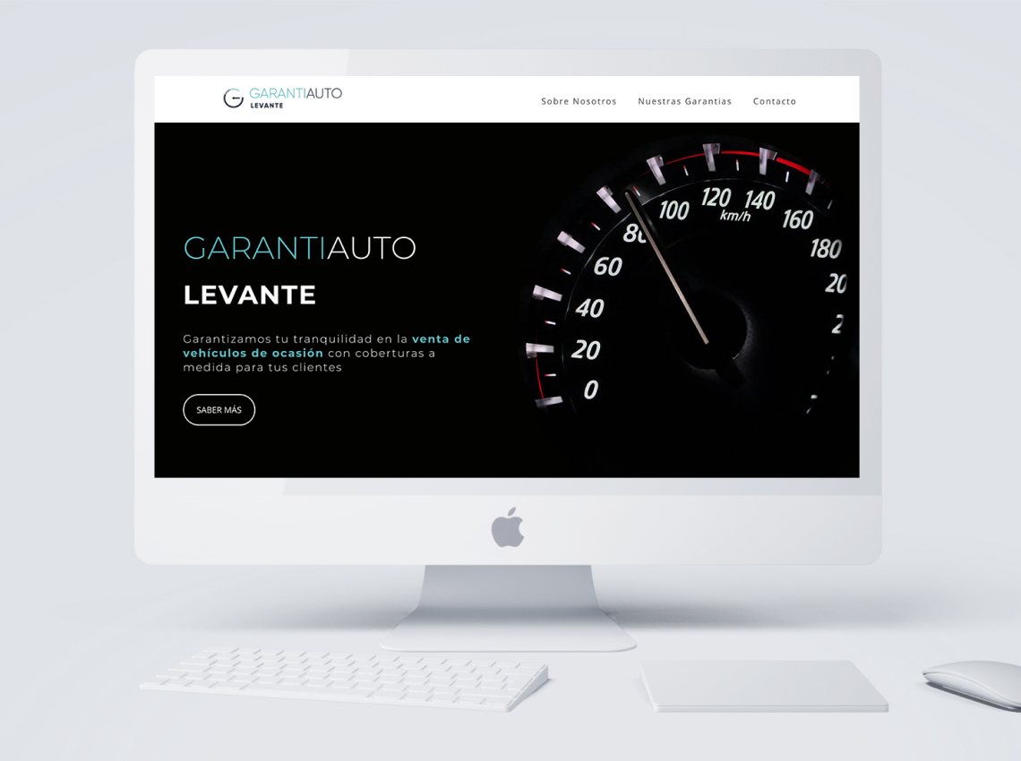 Garantiauto Levante, diseño página web en Elda