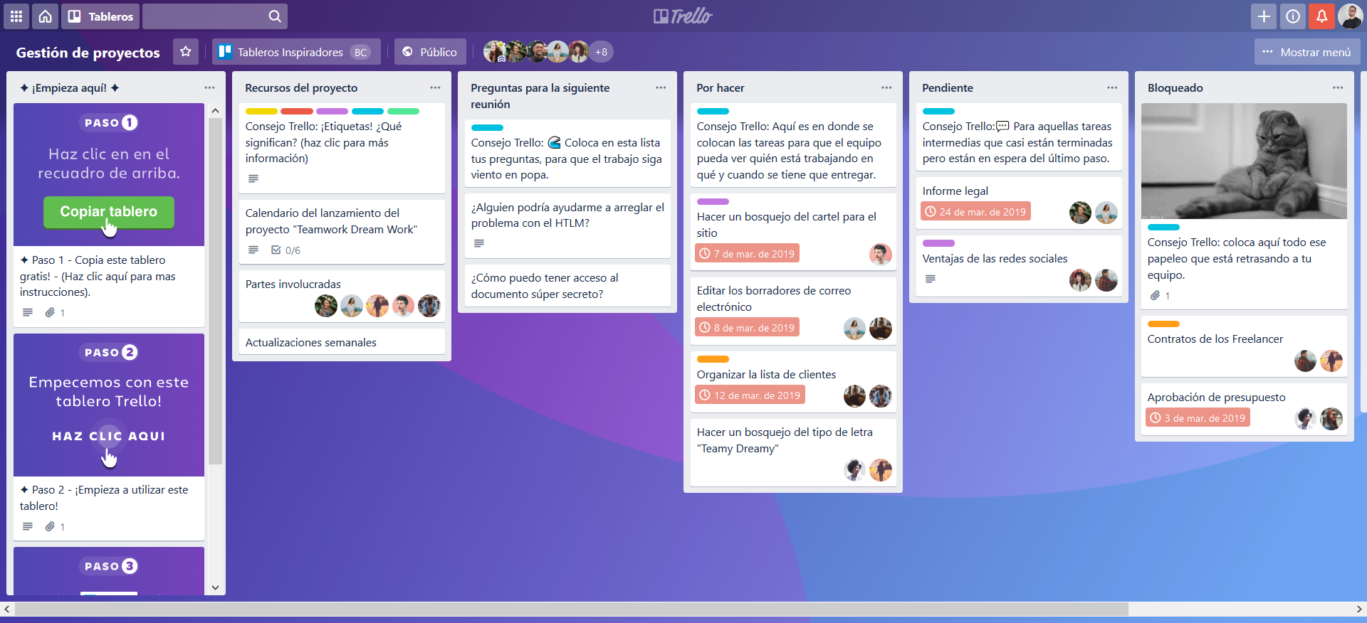 Cómo Usar Trello Herramienta De Gestión De Proyectos Gratuita Wabi